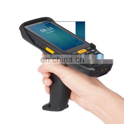 Rugged Android 9.0 2D Barcode Scanner Keypad Mobile Data Collector with Pistol Grip Battery Cradle Option