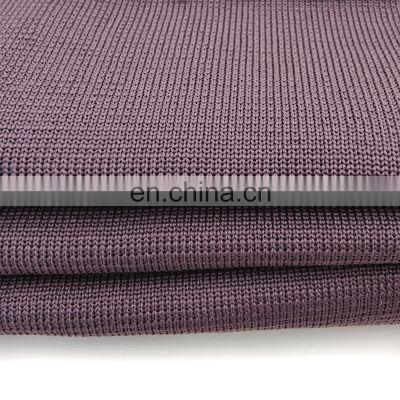 Chinese Factory Price goode feeling 1x1 polyester ribbed knitting rib fabric knit