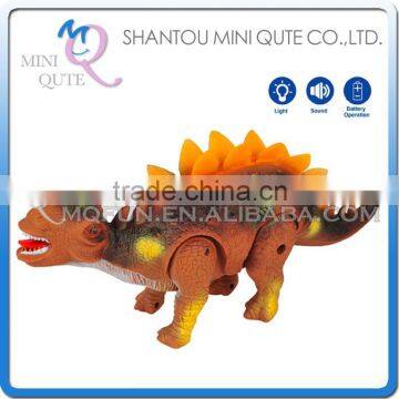 Mini Qute 32 cm plastic Godzilla Jurassic Park robot sound flash walk electronic dragon Dinosaur Stegosaurus model toy NO.3807