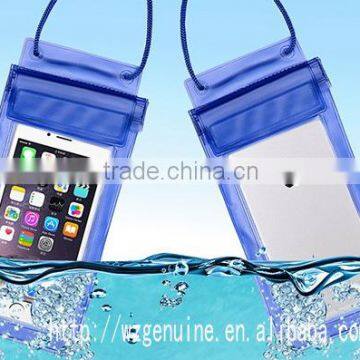 PVC high quality mobile phone waterproof pouch easy carry waterproof cases