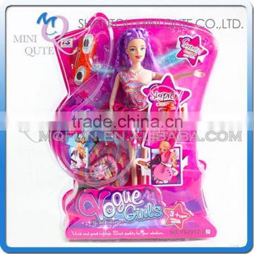 Mini Qute 36 cm kawaii beautiful American Latex kid fashion Plastic doll model educational toy with accessories NO.YS2012-2B