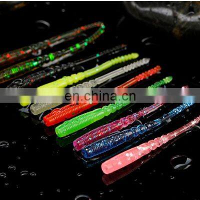 JOHNCOO Jig Lure 45mm 0.2g Fish Bait Fish Artificial Worm Silicone Luminous Fishing Lures Lure