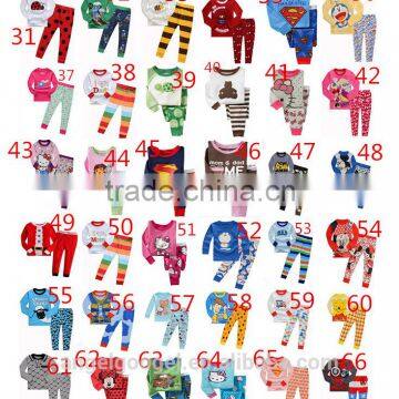 long sleeve kids Christmas minion pajamas 2-7 year list PL-20