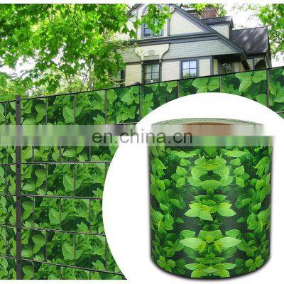 Buchsbaum Pattern 100% UV Resistance 19cmx35m/40m 650g PVC Vinyl Tarpaulin Strips Screen Fence Sunscreen Cover photo-2