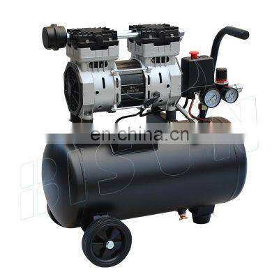 Bison China 1hp 750W 220 Volt Silent Oem Small Painting Air Pump Air Compressor Price photo-4
