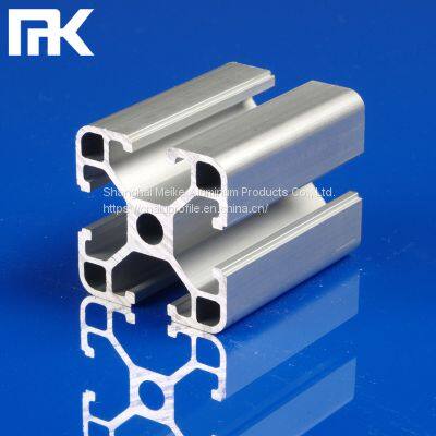 MK-8-4040C Custom T Slot Extrusion Aluminum Silver Anodized Profile for Window and Door Factory Sale