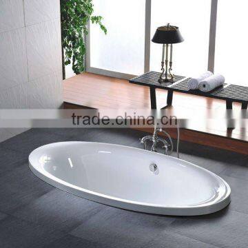 Plain acrylic Bathtub