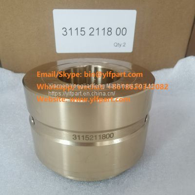 COP1838 cop1840 Atlas copco rock drilling drifter parts copper 3115211800 Epiroc driver impact piston bushing sleeve 3115211900