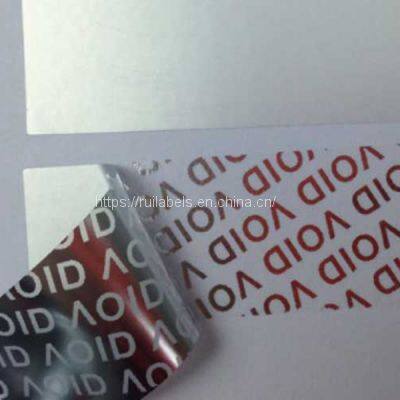 Anti Counterfeit Tamper Proof Labels VOID Tamper Evident Stickers photo-2