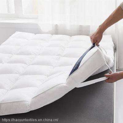 2-4Inch Extra Thick Baffle Box Overfilled 1500GSM Microfiber Down Alternative Mattress Topper photo-3
