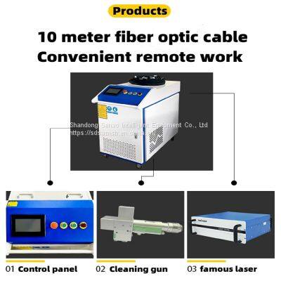 Weld Scar, Weld Rust, Molten Iron Laser Rust Removal Machine, Movable Handheld Laser Cleaning Machine for Oxide Layer photo-2