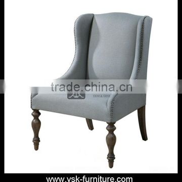 AC-127 French Style Villa Hotel Lobby Display Sofa Chair