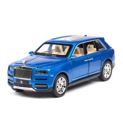 Wholesale 1:24 Scale Cullinan Pull Back Die Cast Toy Cars With 6 Open Door Alloy Car Toy Model For Kid