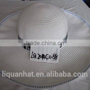 promotional new style lady beach paper straw hat