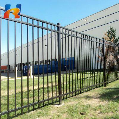 Eco Friendly Design Cheapest Powder Coated Boundary Wall Fence Security Galvanized Metal Picket Corten Steel Fence Panels photo-4