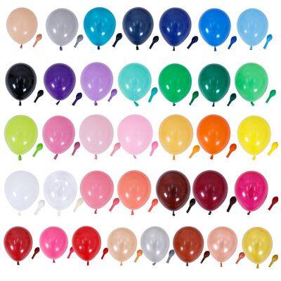 Wholesale Multi Color 12 Inch 100 Pcs Pack Latex Balloon Helium Round Balloons for Birthday Decoration