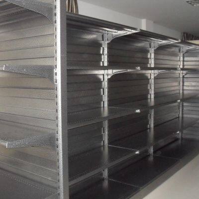 Gondola Shelving & Display Racks Retail Solutions - Metal Store Counter and Shelf Units