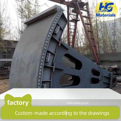 Steel sluice gate, hydraulic curved steel sluice gate manufacturer, reservoir switch, power station stainless steel sluice valve