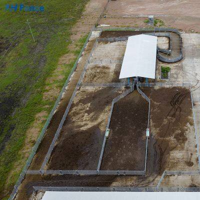 Grille de fils soudés robuste en acier galvanisé de 6 pieds avec revêtement PVC vert, clôture anti-rongeurs et écologique pour le confinement des animaux