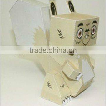 ivory white paper cat toy