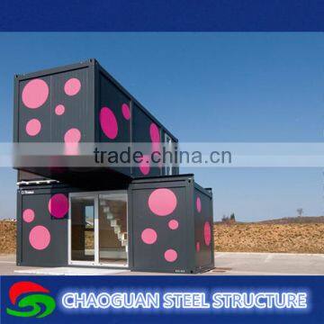 Cute design modular container house show room