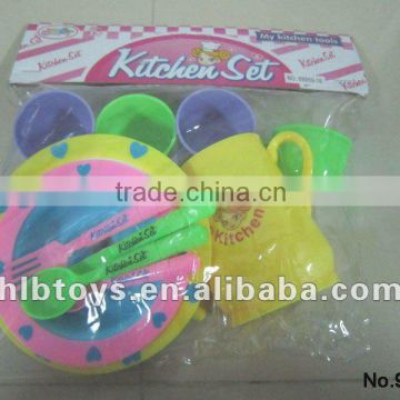 Plastic Kitchen set toy ,tea set toy