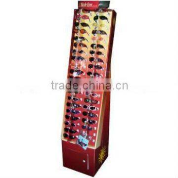 supermarket display racks pop cardboard displays stand for retailing reading glass or sunglasses