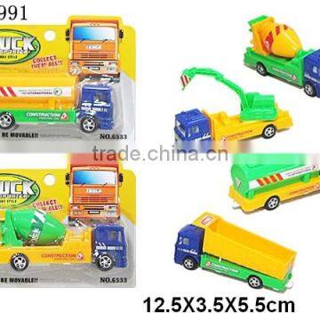 Small pullback truck in bc card packing