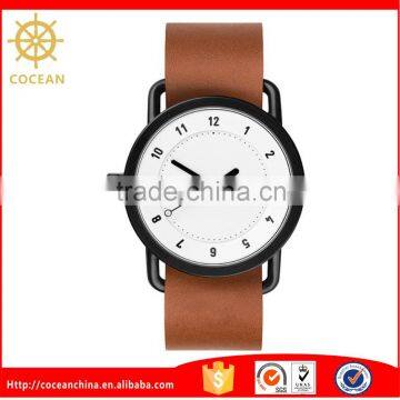 Chinese Supplier New Brown Leather Band Woman Fancy Watches