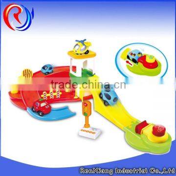 B/O track car toys cartoon intelligence rail car toy