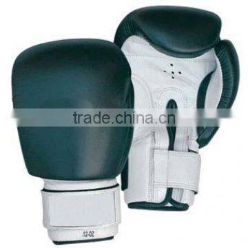 Leather professional boxing gloves/Boxing Glove with hook and loop strap