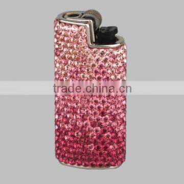 MINI BIC PINK/ RED LIGHTER CASE CRYSTALS