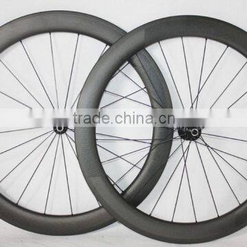 2016 new trend dimpled surface full carbon road bicycle wheels 700c 50mm high 25mm wide U shape clincher 50C-25