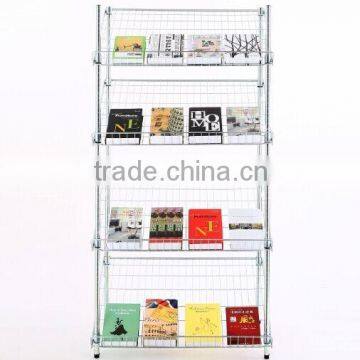 Zinc Plated Wire Newspaper Rack photo-3