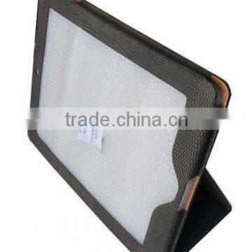 Lychee lines design and PU material for iPad2 case