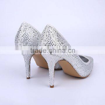 Dress Shoe 2015 New Products High Heel Woman Sexy Wedding Shoes Lady Fashion Shoe With Strass photo-4