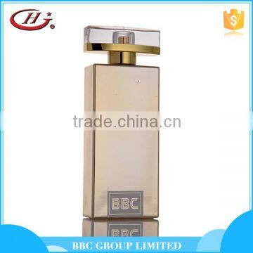 BBC Metallic Series - MF015 Good smell men royal golden glass bottles natural perfume for men
