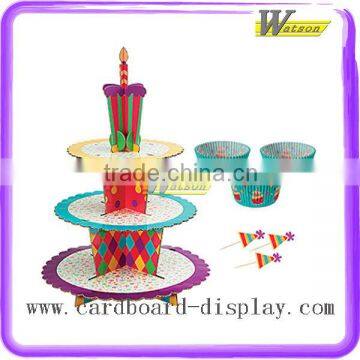Original Custom POP Paper Cupcake Stand for Sale