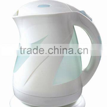 hot sale 1.8L household /hotel plastic Cord storage in base electric kettle