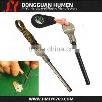 Survival kit lighter flint stone with compass wholesale