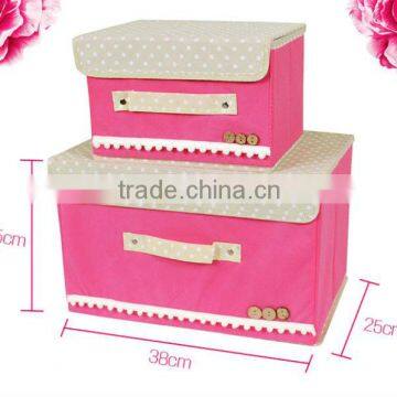 High quality non woven Waterproof coated double cover receive sorting box store content box