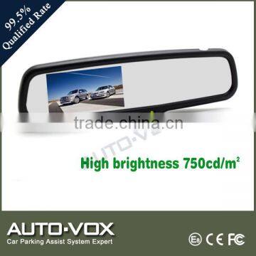 4.0" Car TFT LCD Rearview Mirror Monitor Hight Brightness