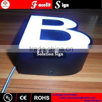 Factoy Outdoor stainless steel LED 3d letter sign logo