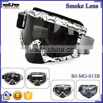 BJ-MG-013B Manufacturer Adult Smoking Beard Frame Custom racing motocross goggles