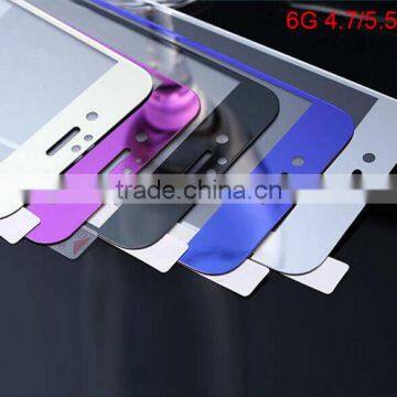 colorful 0.33mm 2.5D titanium alloy tempered glass for iphone 6s/6s plus screen protector                        
                                                                                Supplier's Choice