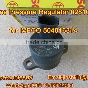 Genuine Common Rail Fuel Pump Pressure Regulator 0281002500 for IVECO 504016314