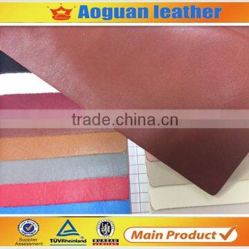 napa design 0.8mm thickness synthetic pu leather for making shoe A2099