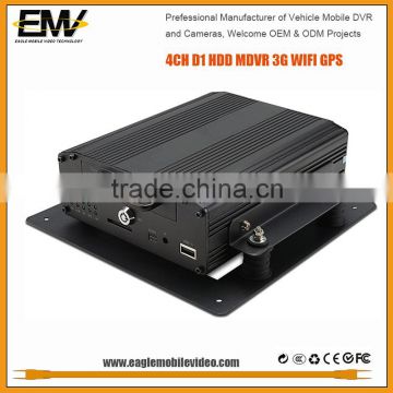 4CH Full D1 Bus Mobile Dvr Mdvr with 2TB HDD &32GB Sd Card 3G WIFI GPS For School Bus Cctv System                        
                                                Quality Choice