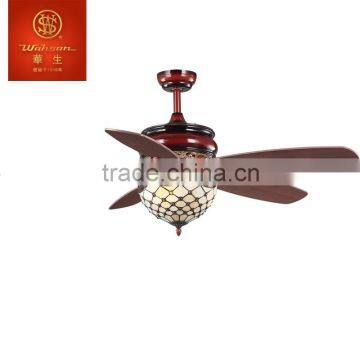 WAHSON Brand 52 "5 Blades Claret-red Luxury Ceiling Fan FZD-132-35