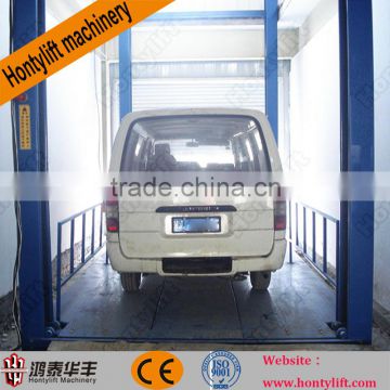 hydraulic car mini lift for service station(ce)/underground car lift price